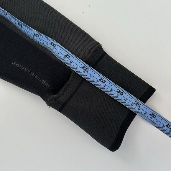 G-Star Raw 3301 Track Jacket Men L Black Contrast Shoulder Chest Pockets Stretch - Picture 11 of 13